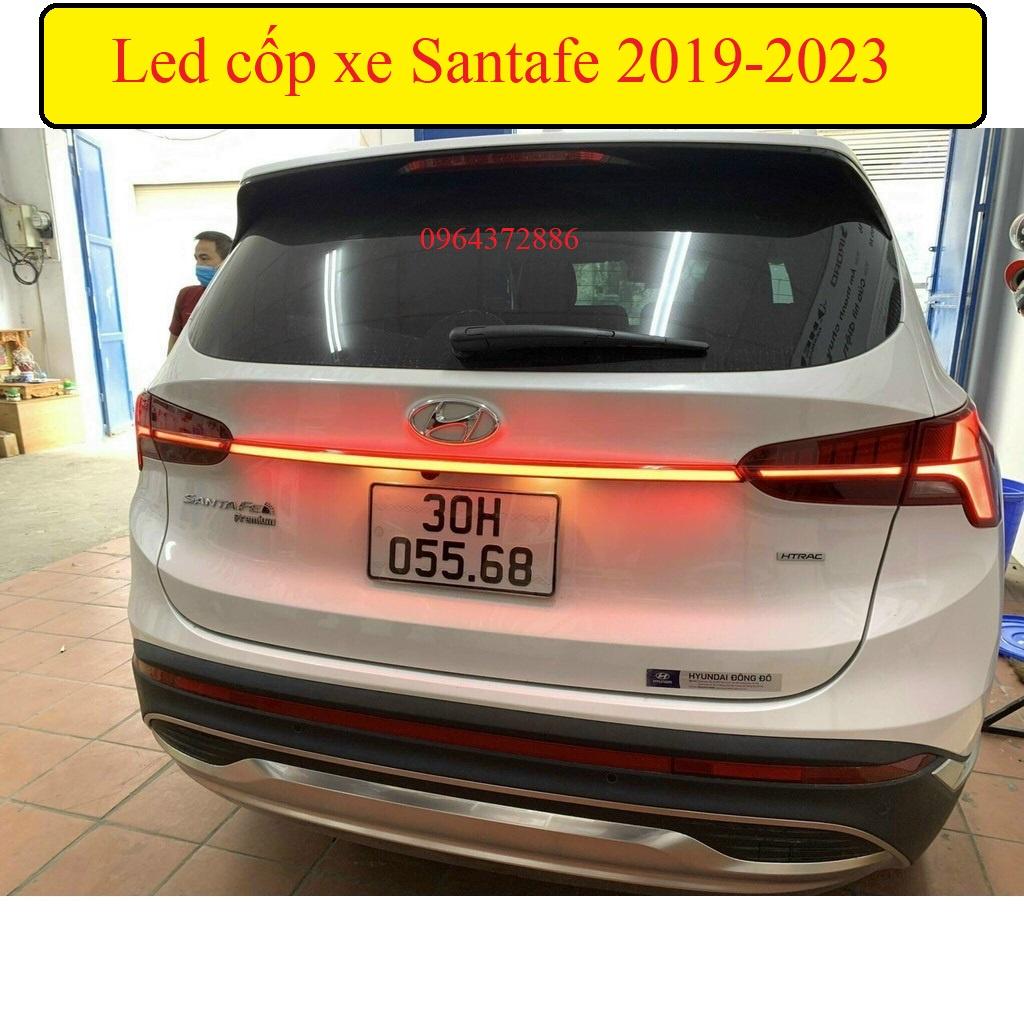 Đèn led cốp sau, Led trang trí tay mở cốp xe Hyundai Santafe 2019-2023