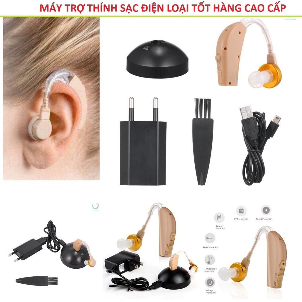 Máy trợ thính - Tai nghe trợ thính không dây có sạc điện mẫu mới siêu êm loại tốt hàng cao câp