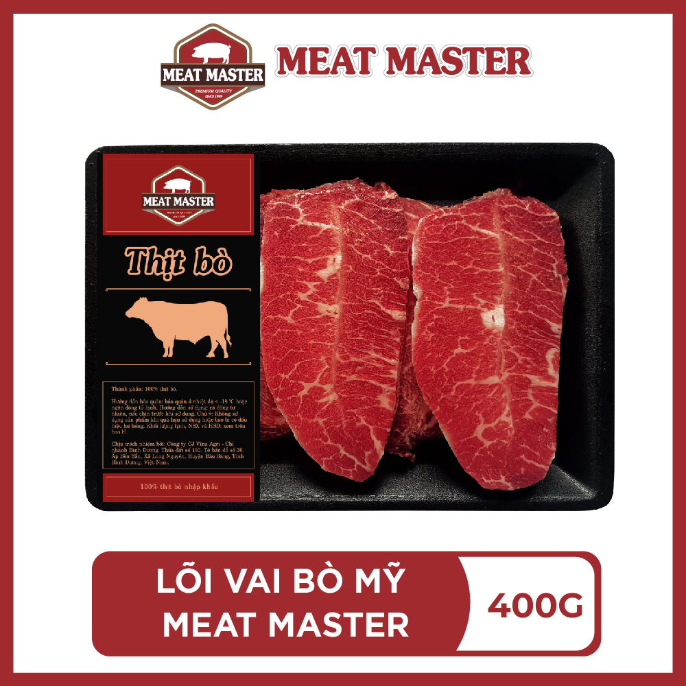 Lõi vai bò Mỹ Meat Master - Giao nhanh