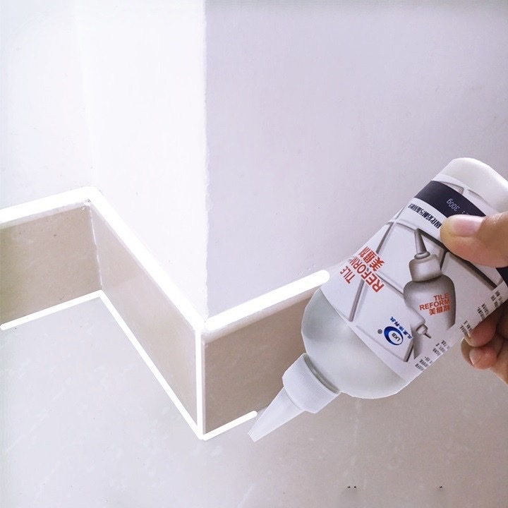 Dụng cụ nhà tắm -Sơn Kẻ Chỉ Gạch Nền Nhà, Keo Chà Ron Sứ Đa Năng Công Nghệ Hàn Quốc Chai  150ml
