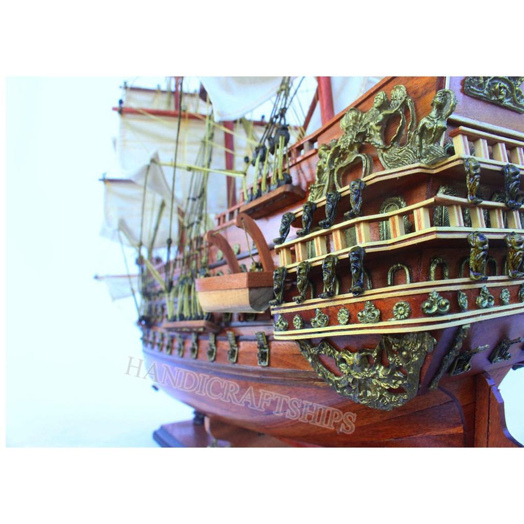 Mô hình thuyền gỗ Soleil Royal 72cm