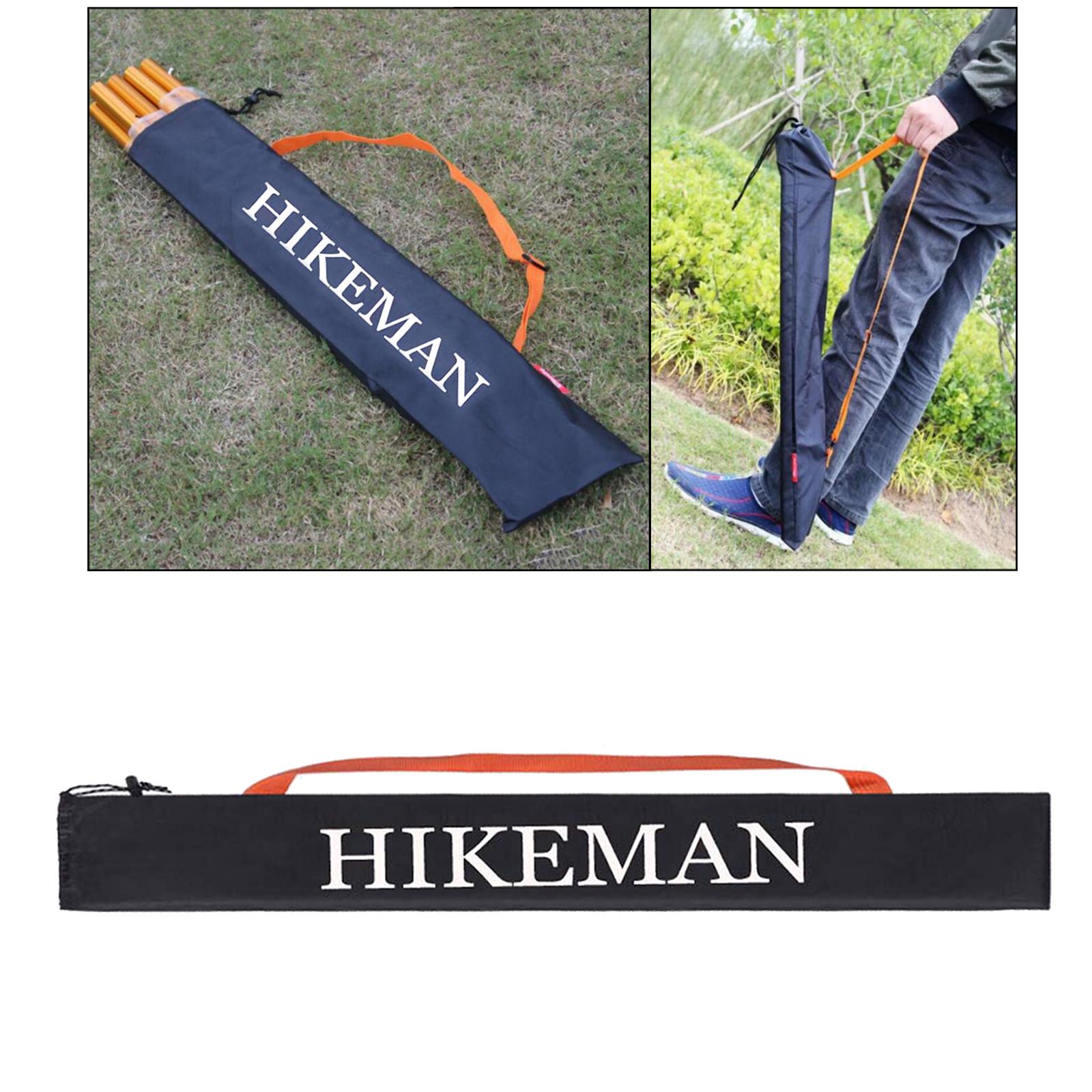 Waterproof Tent Poles Storage Bag with Drawstring Trekking Camping Equipment