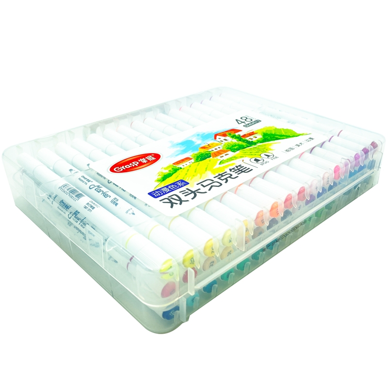 Hộp Viết Vẽ TK Marker 48 Màu Grasp ZW-512-48