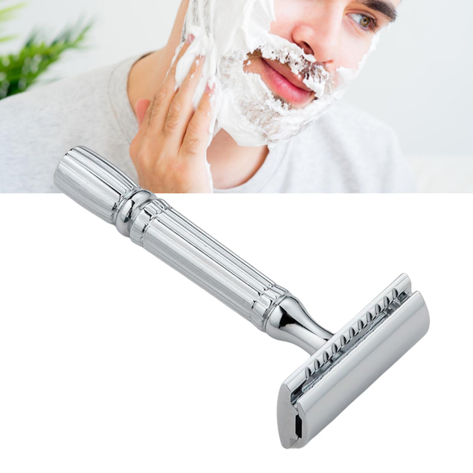 Double Edge    Shaving with 5Pcs Stainless Steel