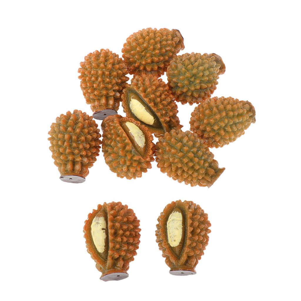 10 Nhà Búp Bê Mini Sầu Riêng 1/12 Nhà Búp Bê Phụ Kiện