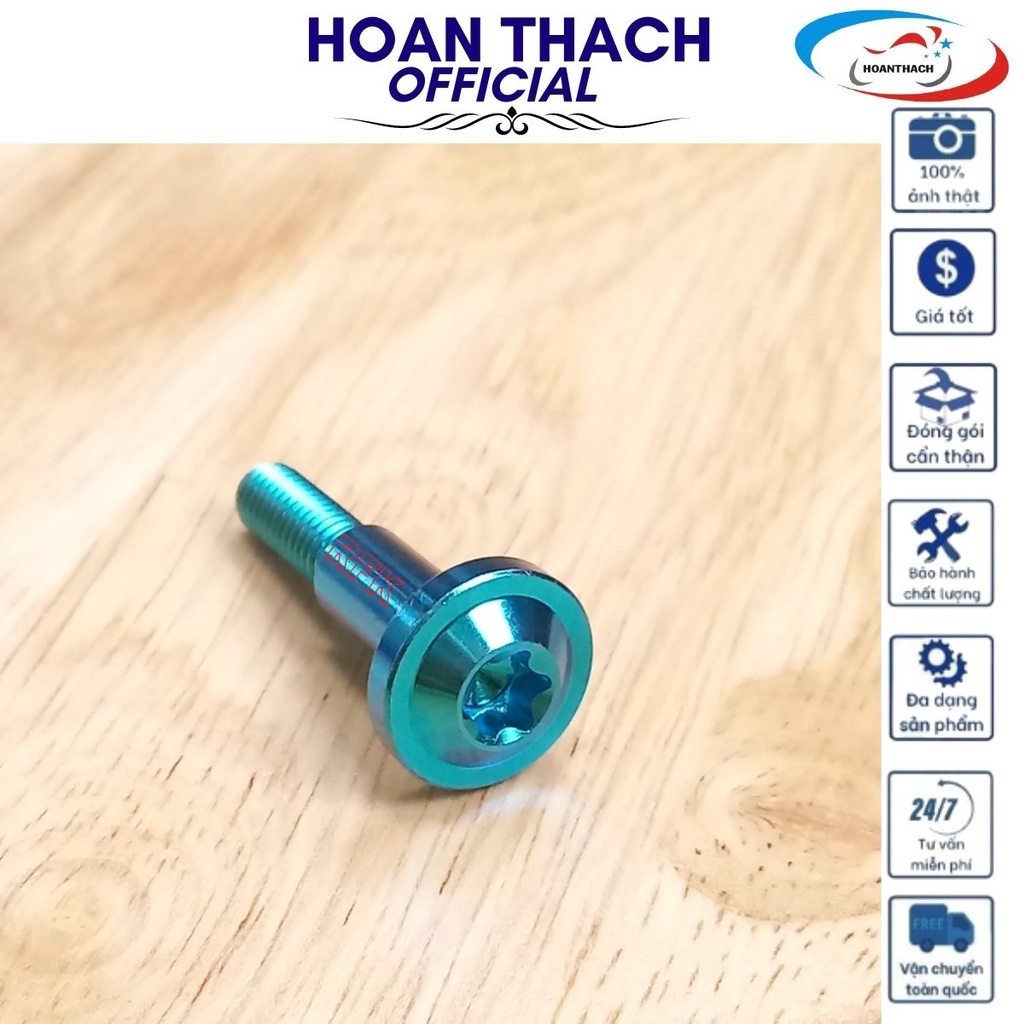 Ốc titan GR5 6L32 tay thắng lục bảo dùng cho nhiều dòng xe SP007921