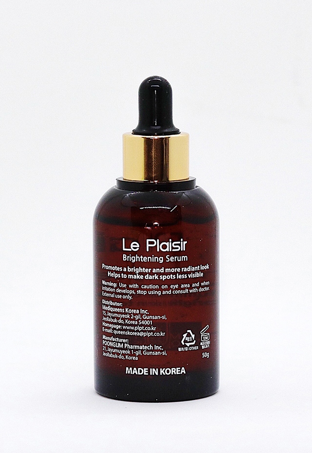 Serum Làm Sáng Và Trắng Da MediQueens Le Plaisir Brightening Hàng Nhập Khẩu Chính Hãng (50g)