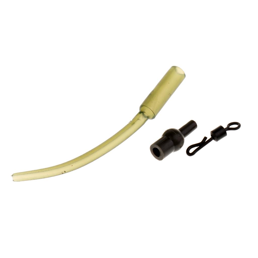 30Pcs/set Chod Rig Sleeves Quick Change Swivels Carp Fishing Terminal Tackle