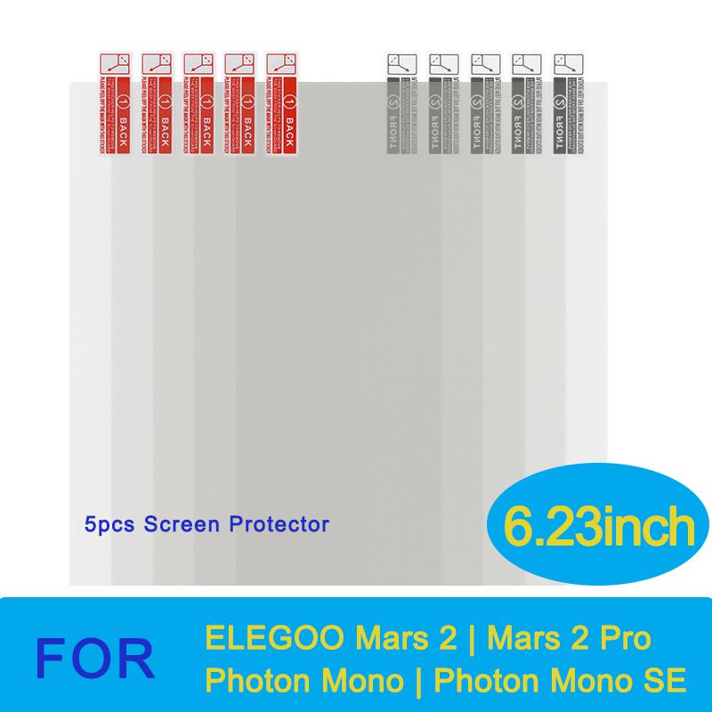 Phim Bảo Vệ Màn Hình Máy In 3D 6.23 Inch Cho Anycubic Photon Mono 4K 2k Mono SE ELEGOO Mars 2 Mars 2 Pro Màn Hình LCD Chống Trầy Xước