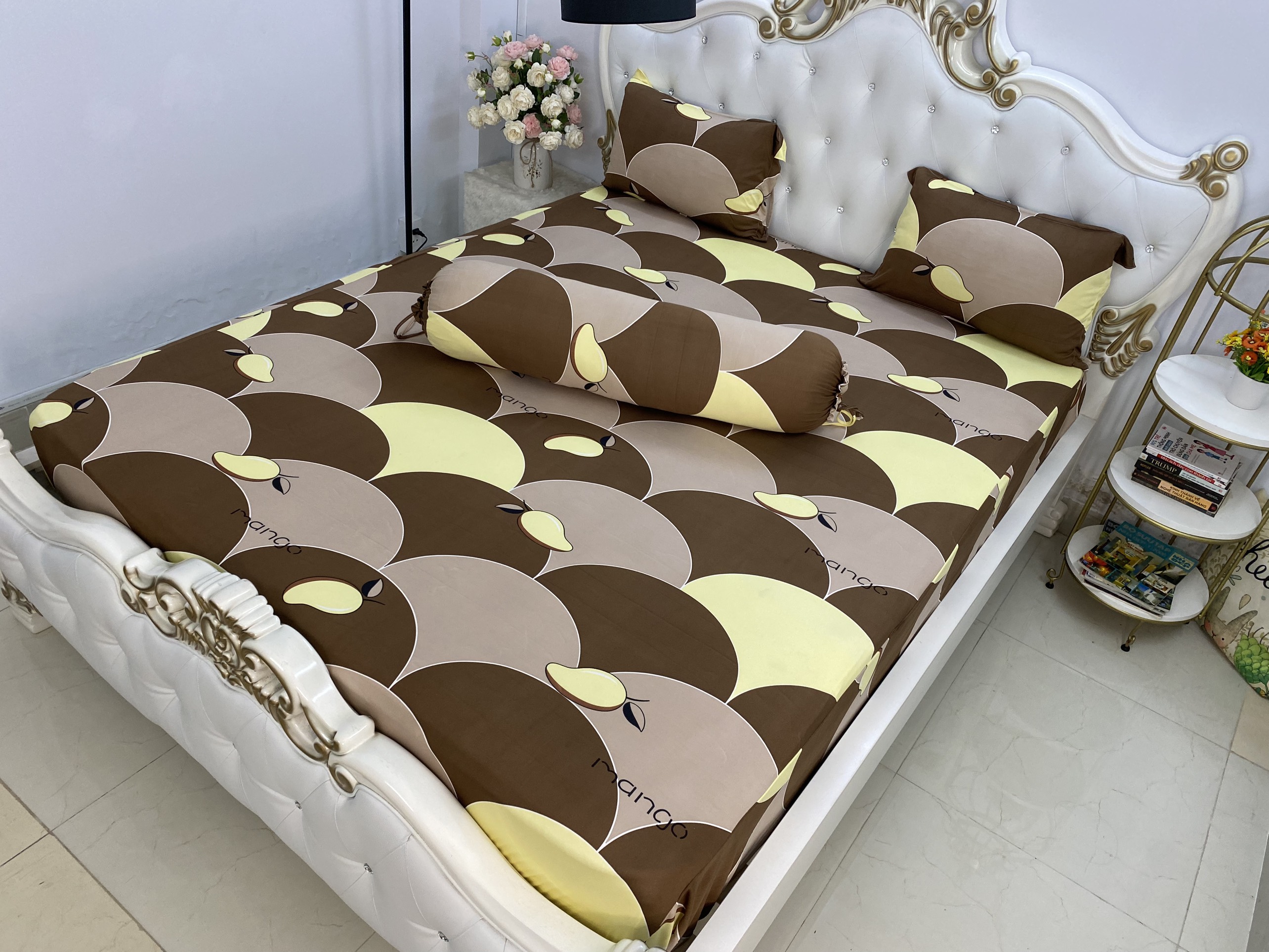 Bộ drap gối thun Hàn Quốc mát lạnh
