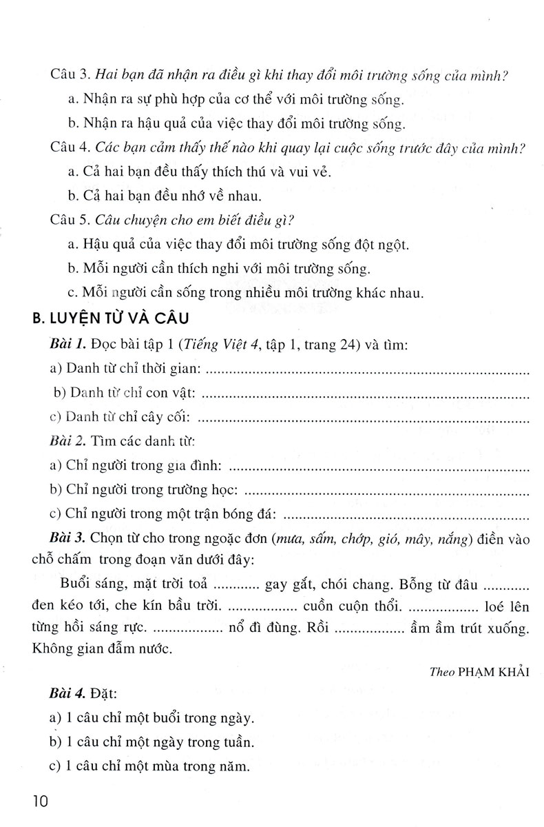 Bồi Dưỡng Tiếng Việt Lớp 4 _HA