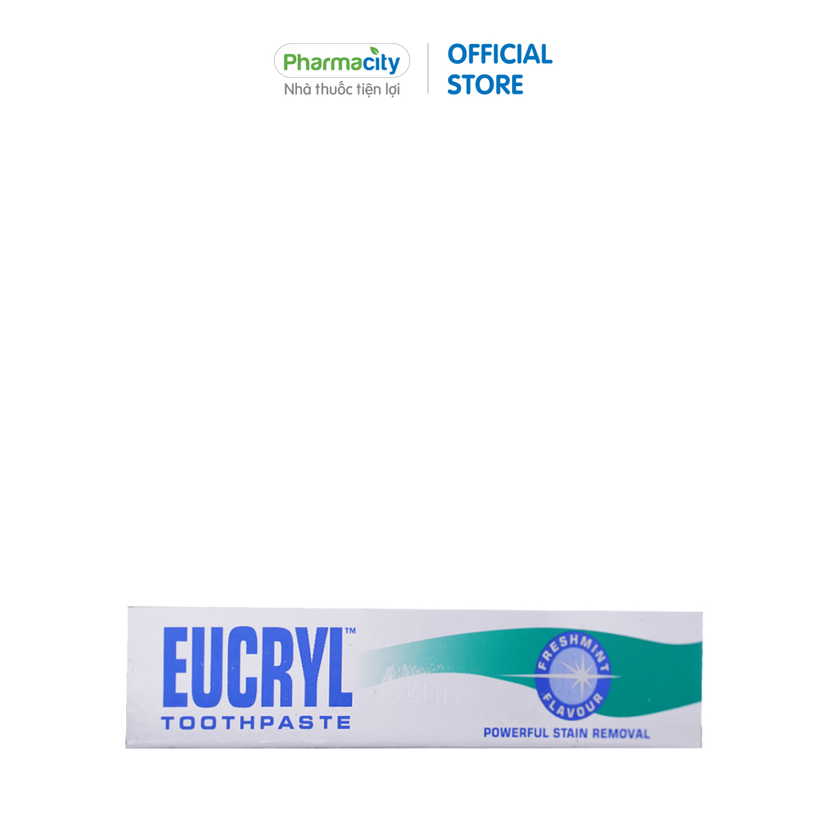 Kem đánh răng tẩy trắng vị bạc hà Eucryl