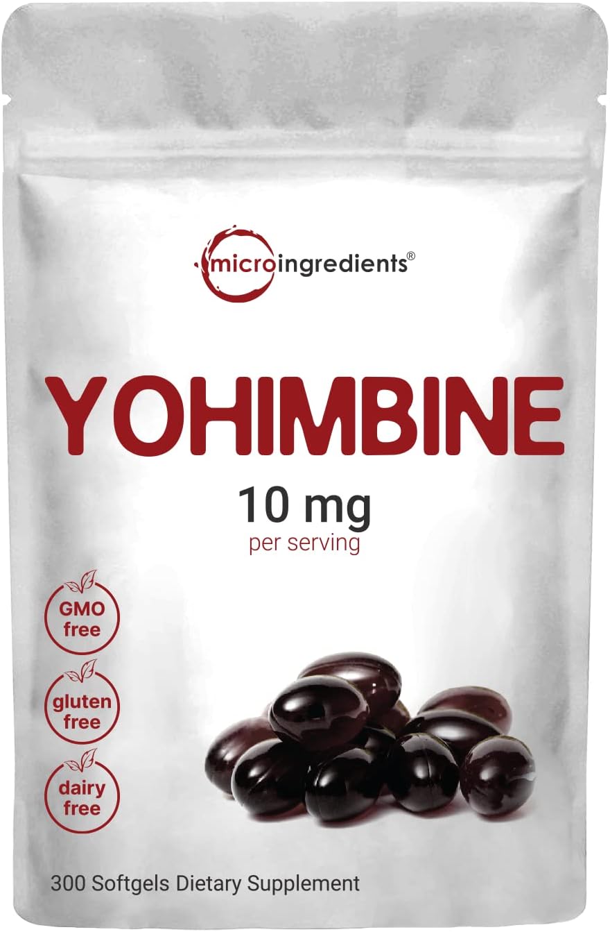 Micro DoubleStrength Yohimbine HCL 10mg 300Viên - Đốt Mỡ Nhanh Với Dầu Hạt Hướng Dương Nguyên Chất Hấp Thụ Tốt Hơn