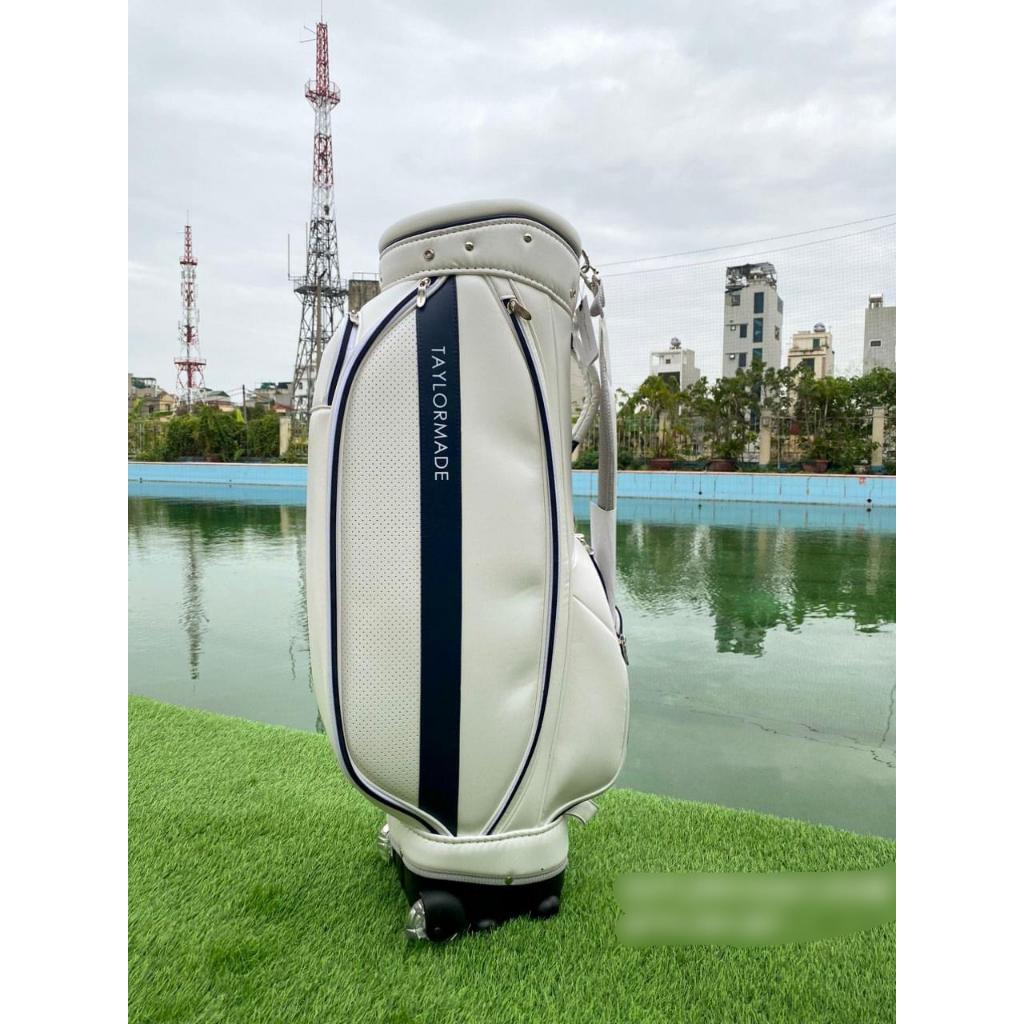Túi đựng gậy golf túi gậy da PU cao cấp chống nước 5 ngăn đựng 14 - 16 gậy TG019