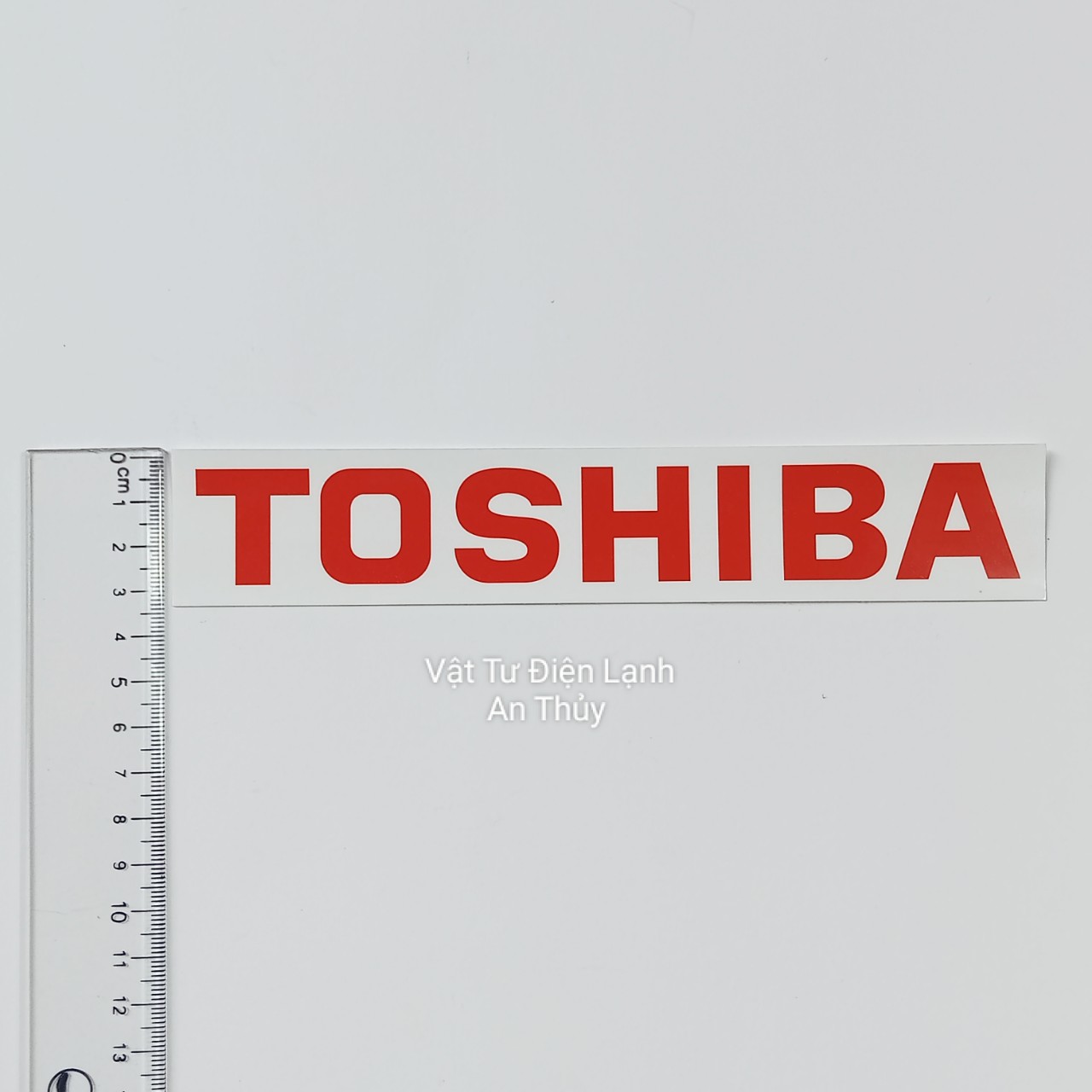 Combo 10 tem cho TOSHIBA mẫu to dán đuôi cục nóng - Tem dán cục nóng - Tem trang trí cục nóng - Tem đuôi nóng máy lạnh
