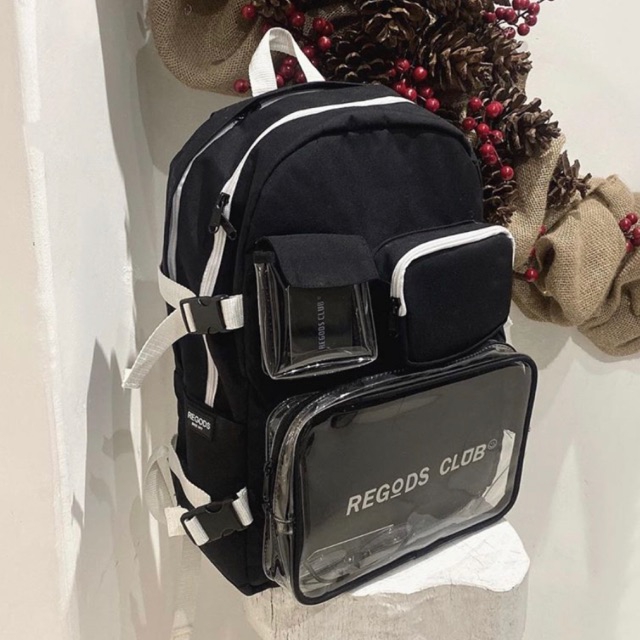 Balo Unisex Nam Nữ Hàn Quốc ulzzang vải dù Munnini