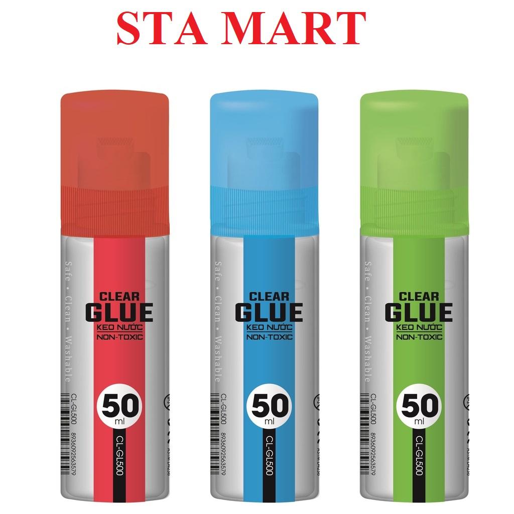 Hồ nước / Keo dán giấy CLASSMATE 50ml CL- GL500, đầu bôi lưỡi gà