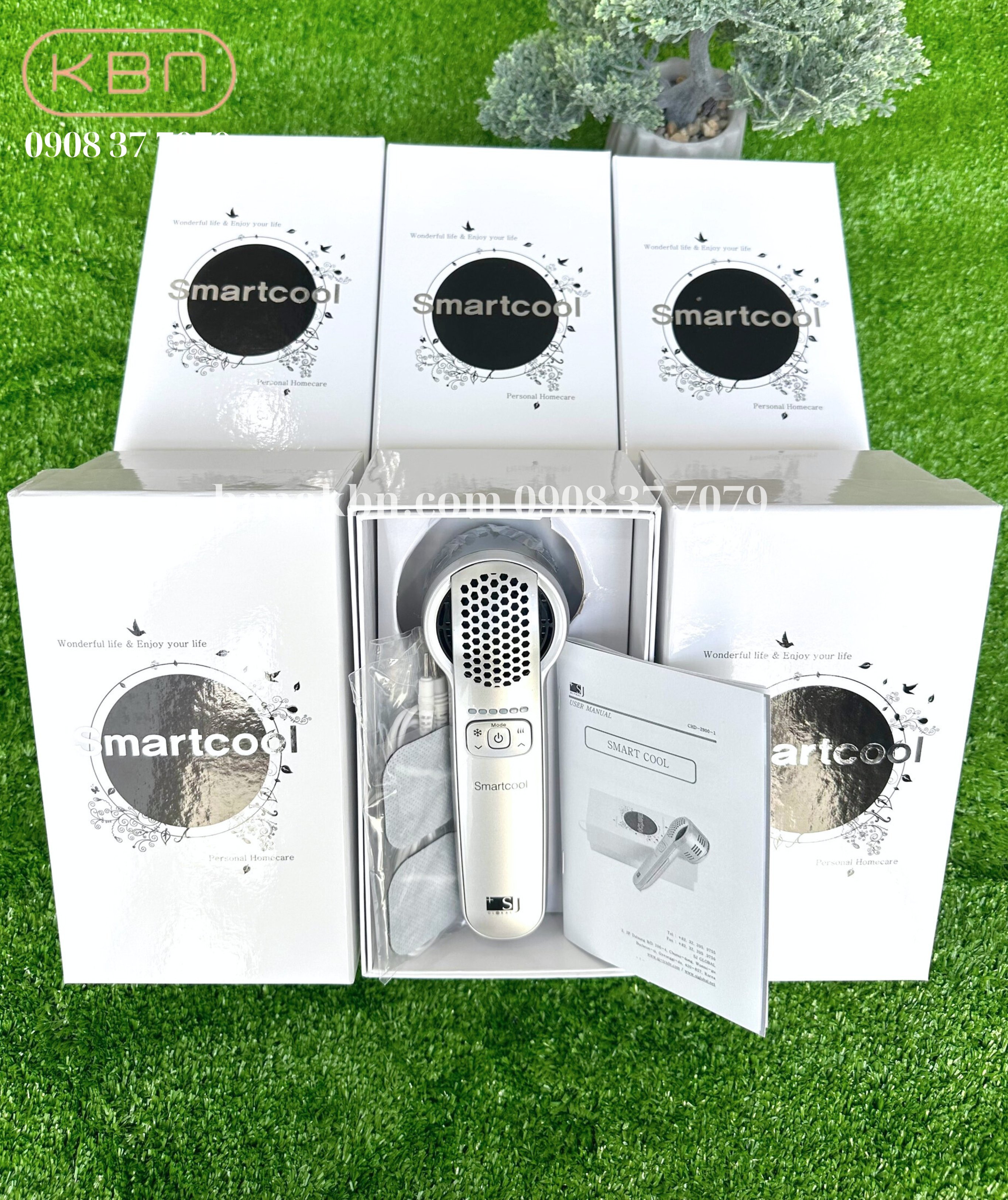 Máy Điện Di Tinh Chất Nóng Lạnh Smart Cool Hàn Quốc, Máy Massage Nâng cơ Mặt, Chăm Sóc Da - Chính hãng, bảo hành, bao đổi trả
