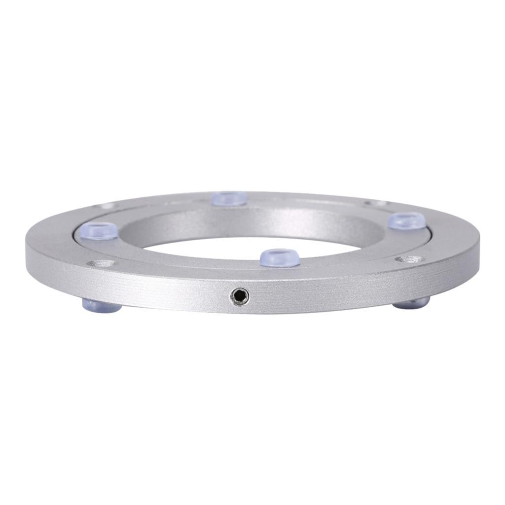 2pcs Round Turntable Bearing 5/16 Thick Heavy Duty Swivel Plate 4/10inch