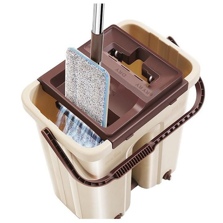 Cây lau nhà tự vắt 360 độ kèm thùng