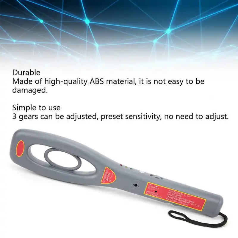 ROGTZ Máy Dò KimLoại Cầm Tay Super Wand GP-008 - Hàng Nhập Khẩu