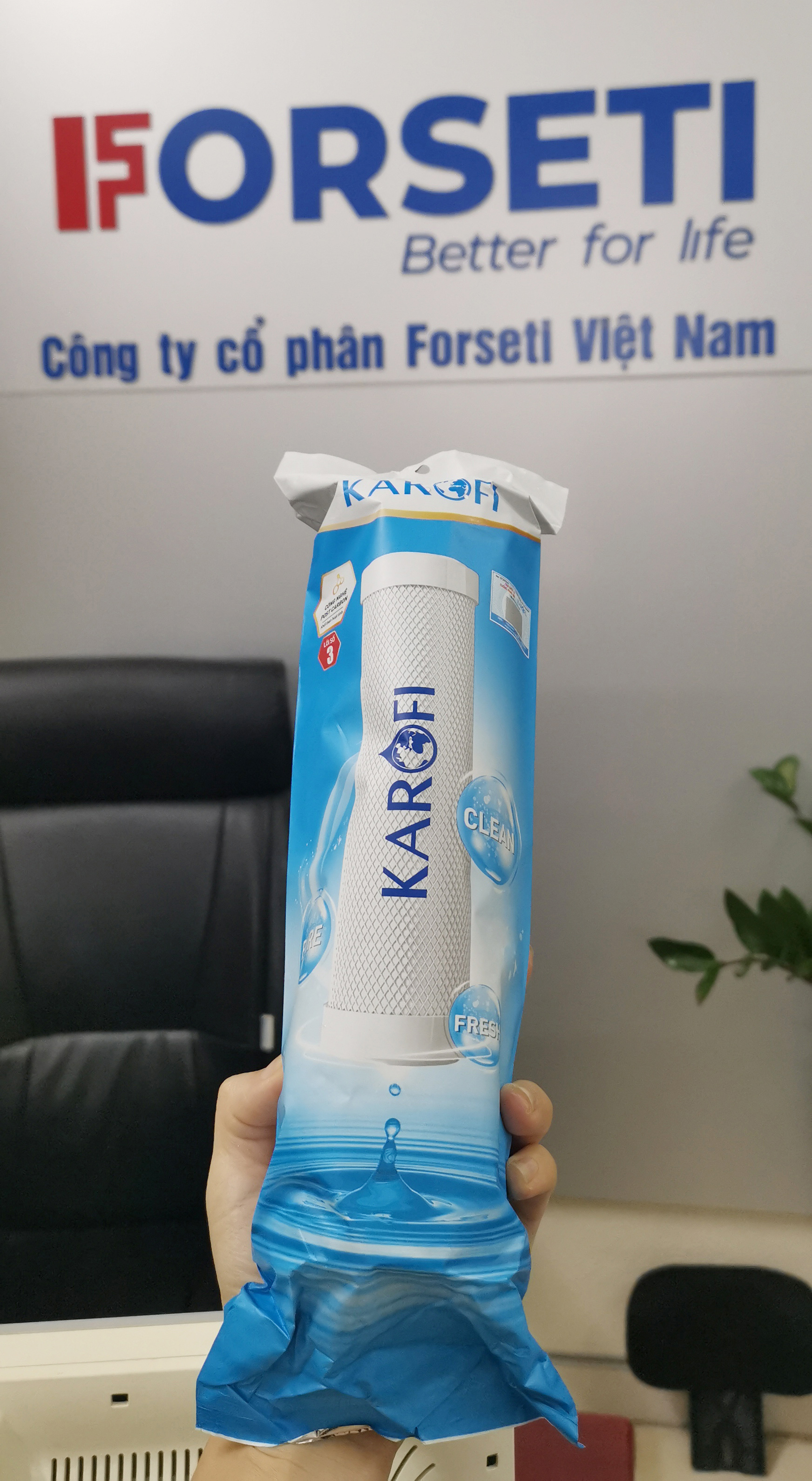 LÕI LỌC NƯỚC KAROFI SỐ 3 CTO GAC HÀNG CHÍNH HÃNG