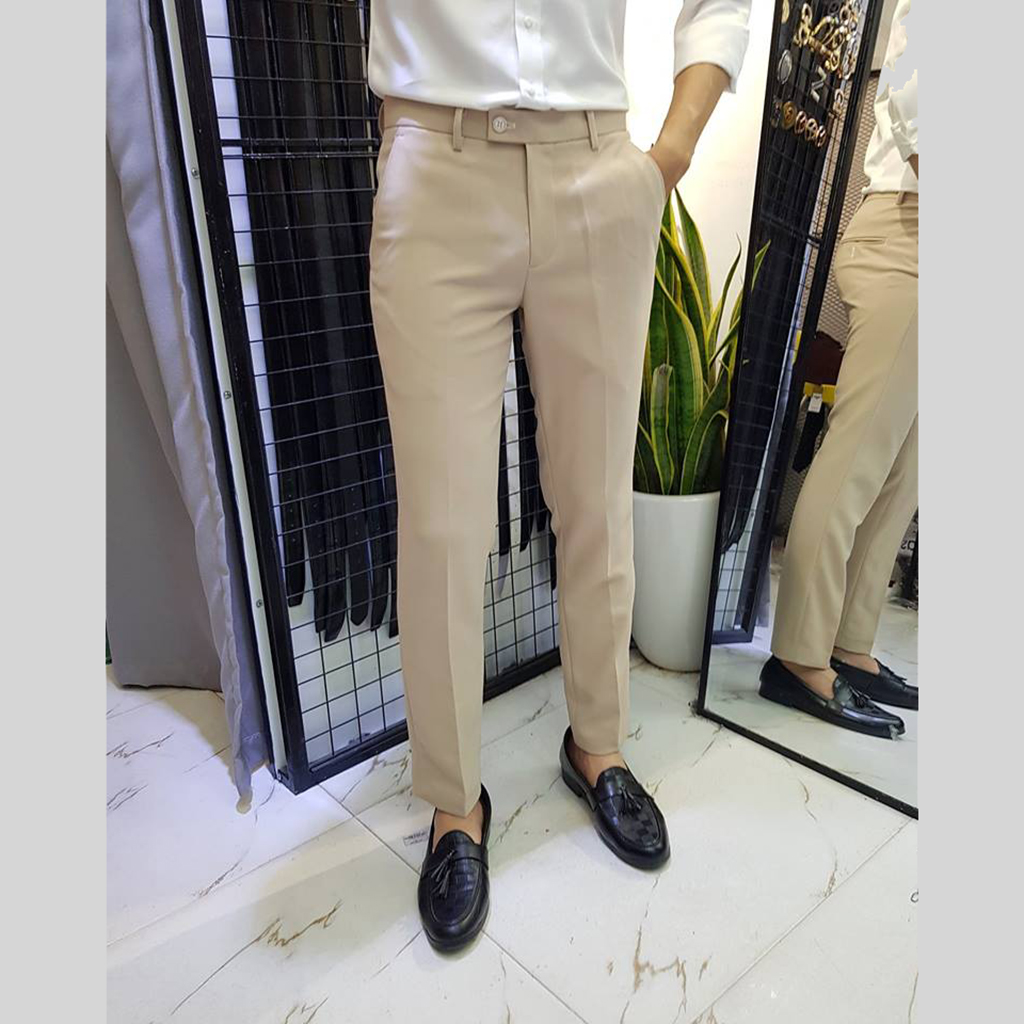 Quần âu nam vải co giãn