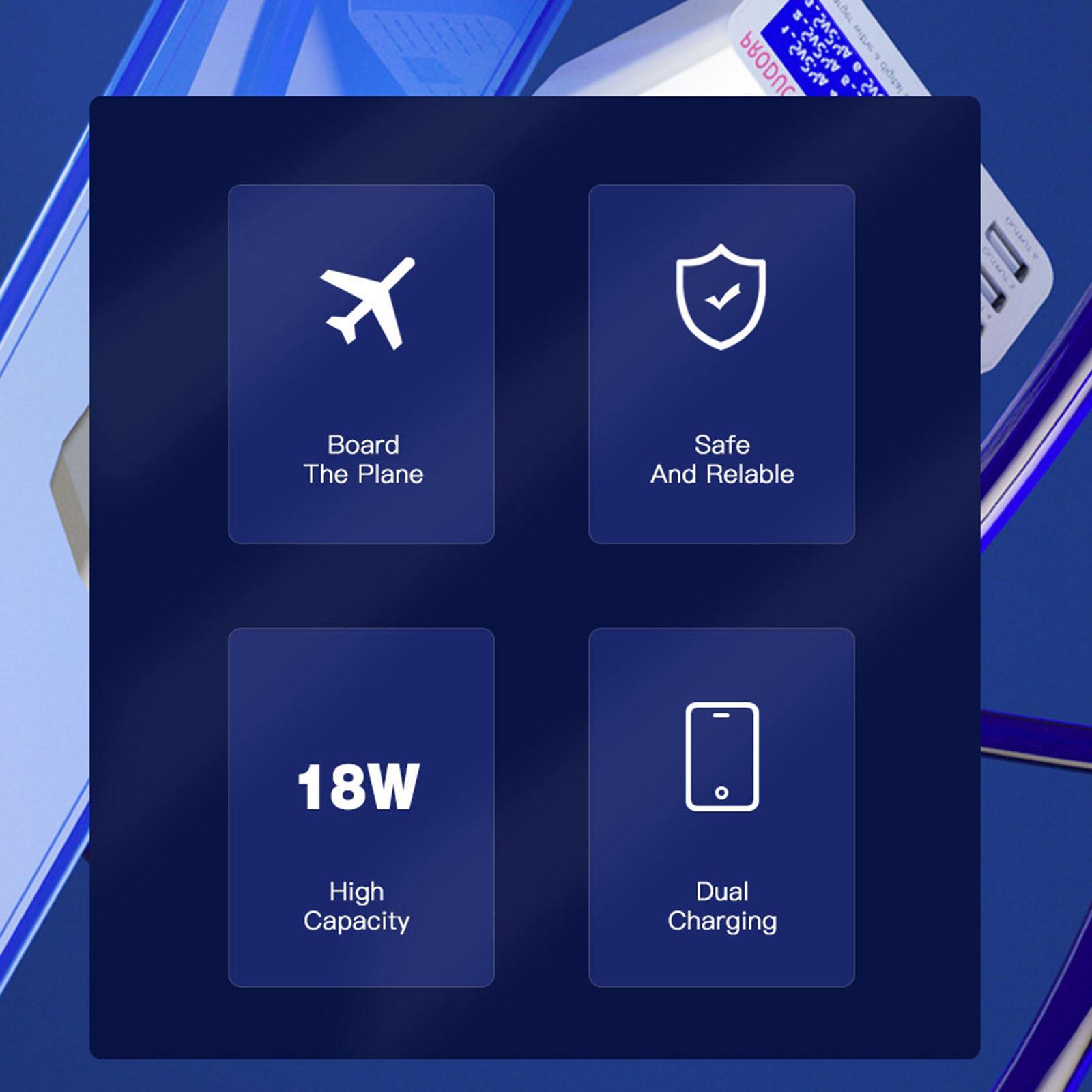 Multiple 6-Port USB Charger HUB Quick Charge 3.0 .0 AU Plug