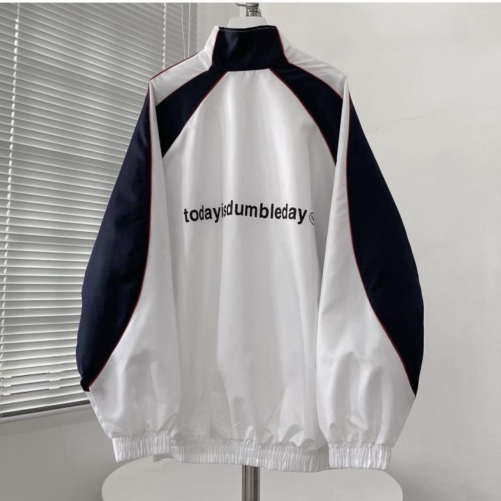 Áo khoác dù 2 lớp form rộng unisex nam nữ VIỀN TODAY, Áo khoác dù 2 lớp form rộng unisex TODAY IS DUMBLE DAY, Áo khoác dù form rộng hot trend. chất dù gió 2 lớp dày dặn