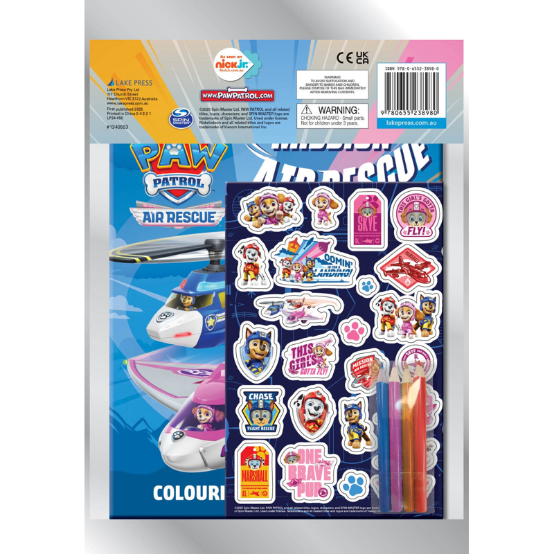 Sách Paw Patrol - Activity Fun Pack - Mission Air Rescue_Lake 1025