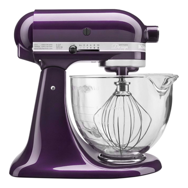 Thố Trộn Thuỷ Tinh Có Đo Và Nắp KitchenAid K5GB -  4.7l - Hàng Chính Hãng