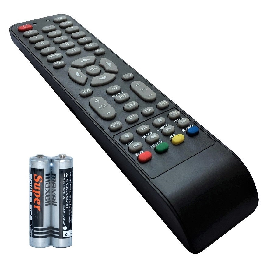 Remote Điều Khiển Dùng Cho TV LCD, TV LED, TV 3D DARLING (Kèm pin AAA Maxell)