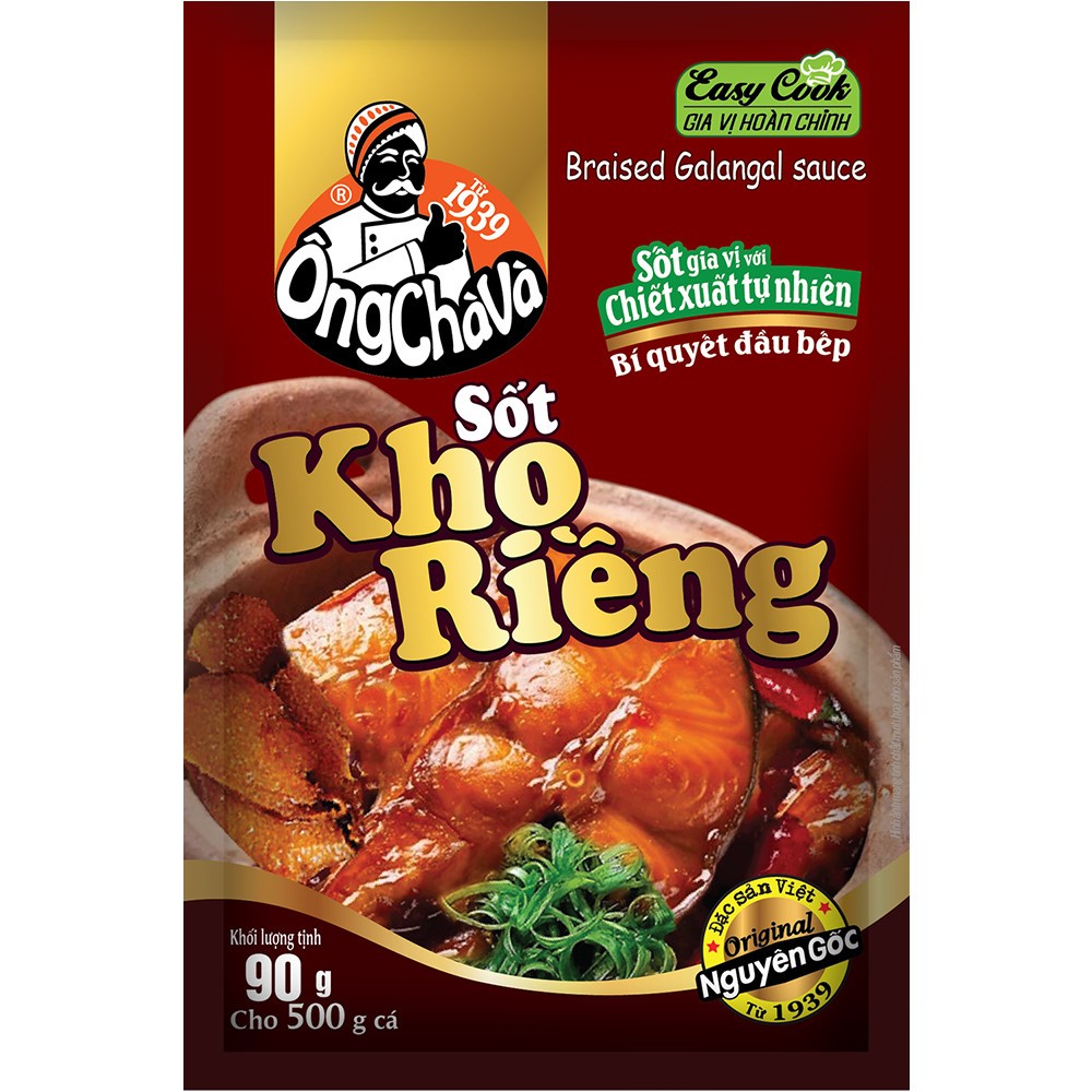Lốc 15 Gói Sốt Kho Riềng Ông Chà Và 90g
