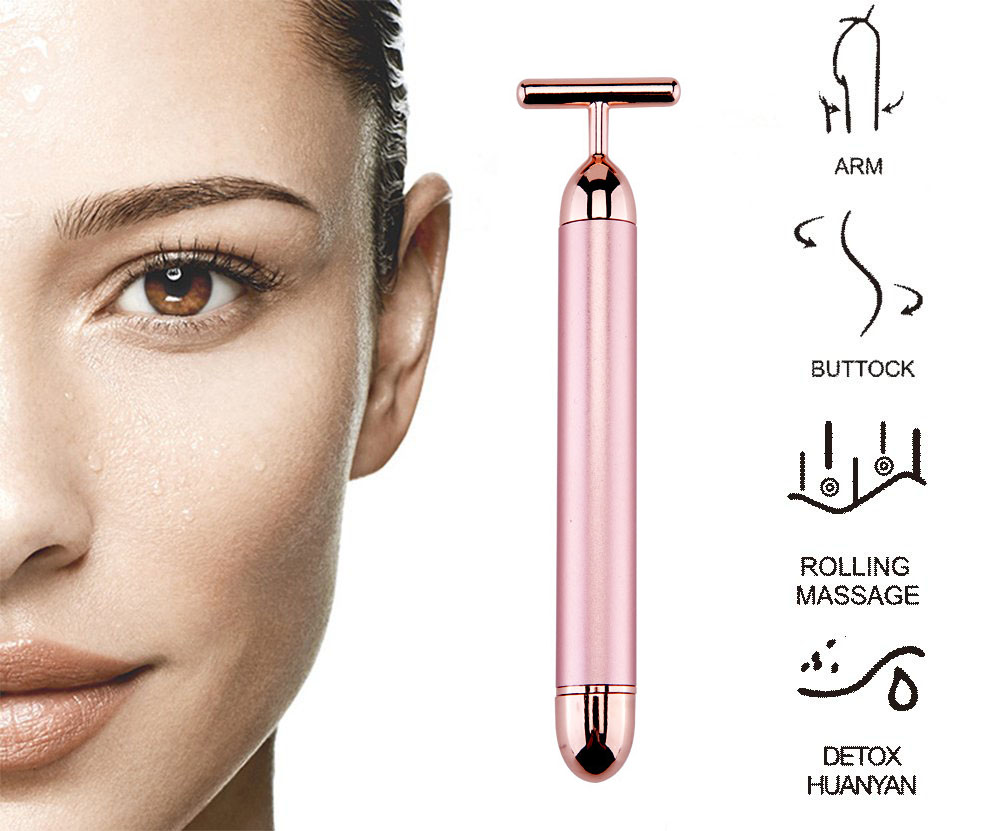 Máy Massage Rung Nâng Cơ Mặt Chống Lão Hoá, Xóa Bọng Mắt Chống Thâm Mắt Do Mất Ngủ Tặng Kèm Pin AA Rung Mạnh Loại Tốt
