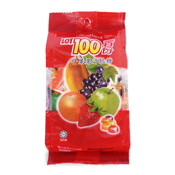 Kẹo Dẻo Hương Trái Cây Lot 100 Cocoaland (150g/Gói)