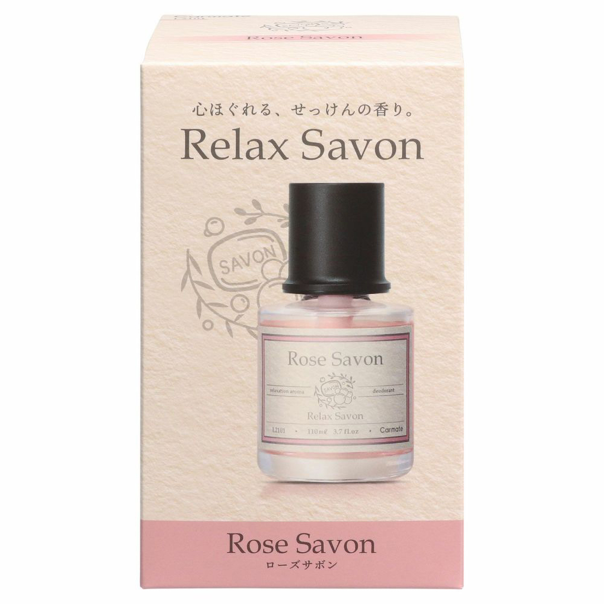 Nước Hoa Ô Tô CARMATE Relax Savon L2101 Rose Savon 110ml - Nhập Khẩu Chính Hãng