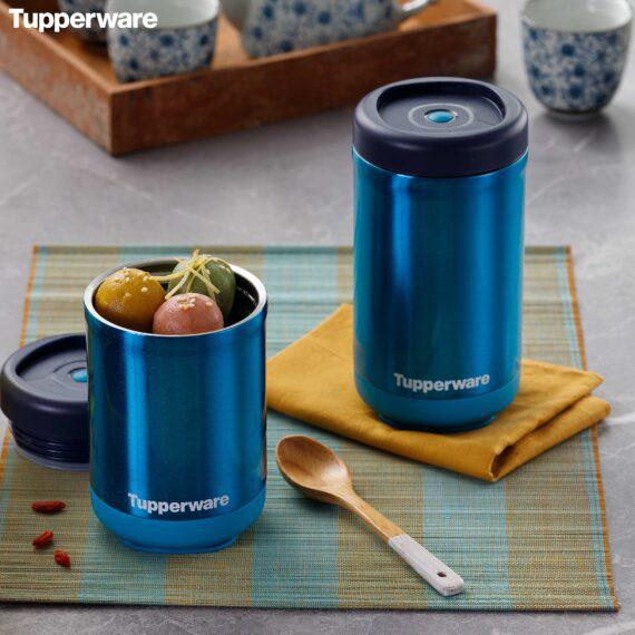 Bộ Hộp Giữ Nhiệt Stacking Thermal Set 2 Tupperware, Bình Giữ Nhiệt Nóng Lạnh