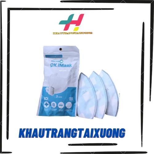 Khẩu Trang 3D DUY-KHÁNH 3 lớp Kháng Khuẩn kiểu dáng Hàn Quốc co giãn 4 chiều mềm mại