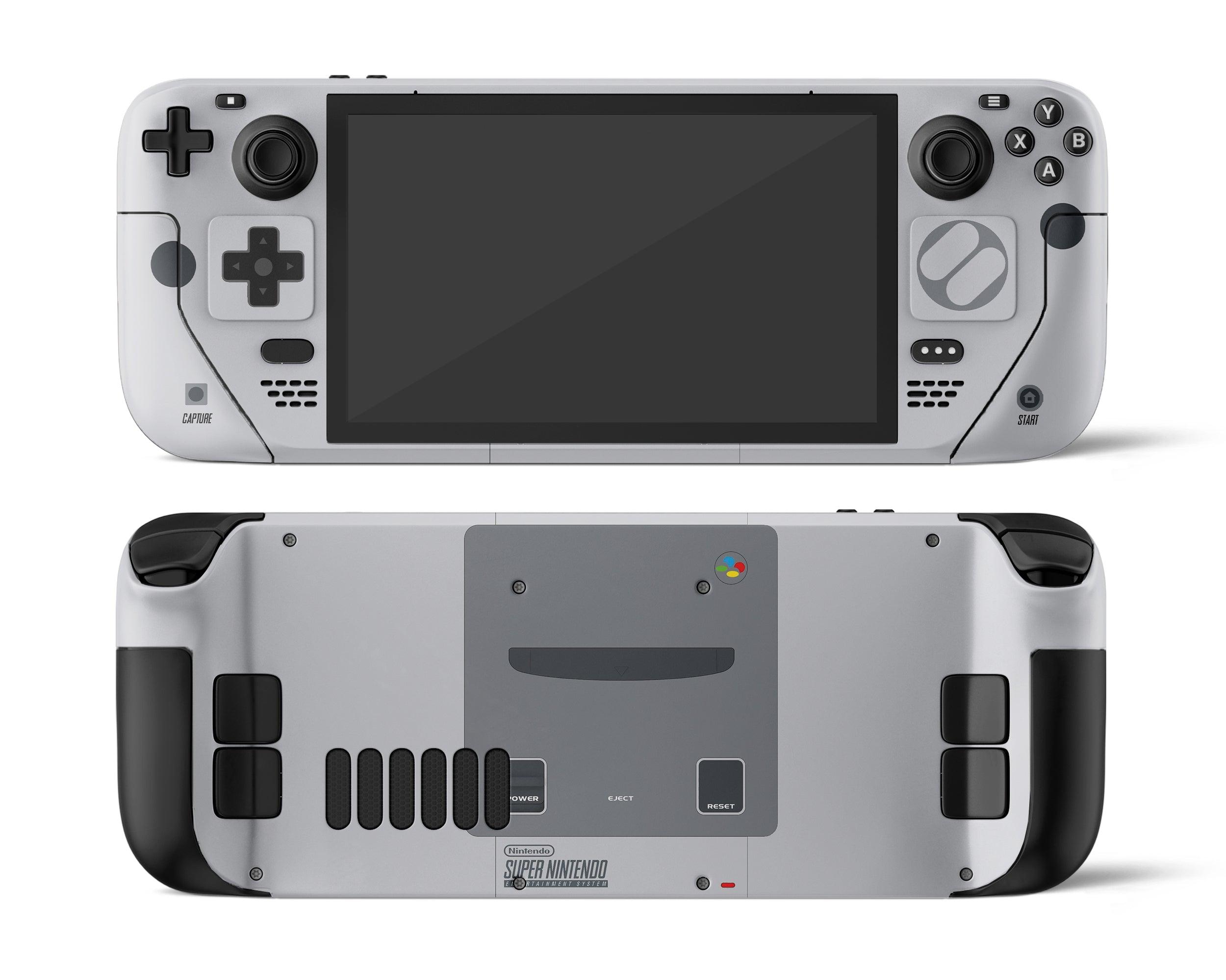 Skin dán Steam Deck mẫu Retro Super Famicon (Đã cắt sẵn chi tiết, dễ dán)