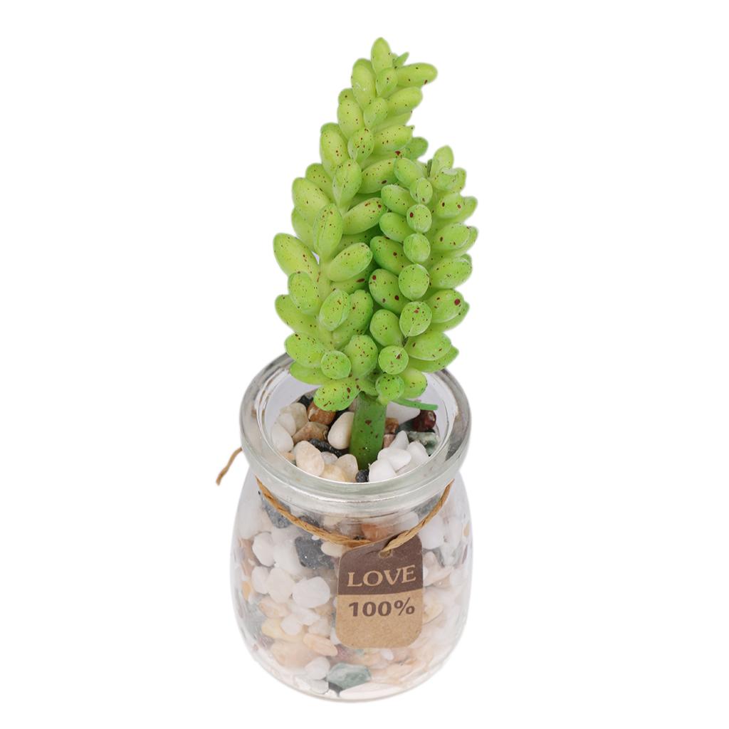 Artificial Green Succulent Plants Wedding Party Decor Home Garden Decor #1