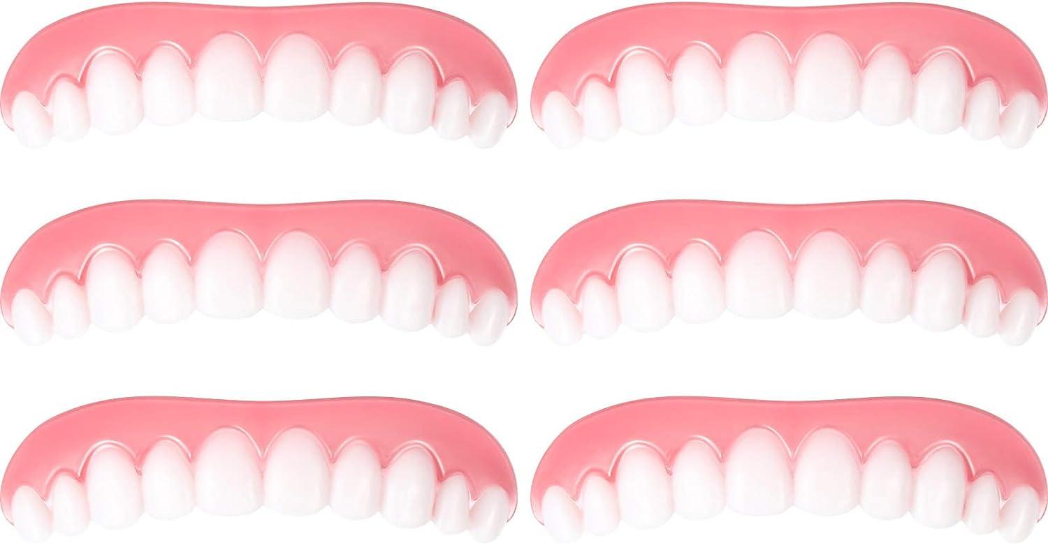Răng giả Veneer tức thì Thoải mái Nụ cười phía trên Răng trắng Răng thẩm mỹ Răng giả tạm thời Bộ dụng cụ trám răng linh hoạt để che đi những chiếc răng bị mất