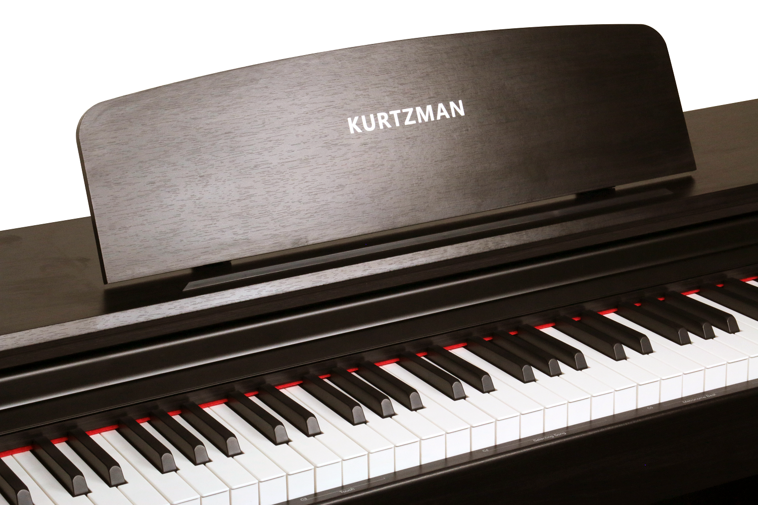 Đàn Piano điện cao cấp, Home Digital Piano - Kzm Kurtzman KS1 Bluetooth - Dáng Upright, Bluetooth 5.0 - Màu nâu đen (DR) - Hàng chính hãng