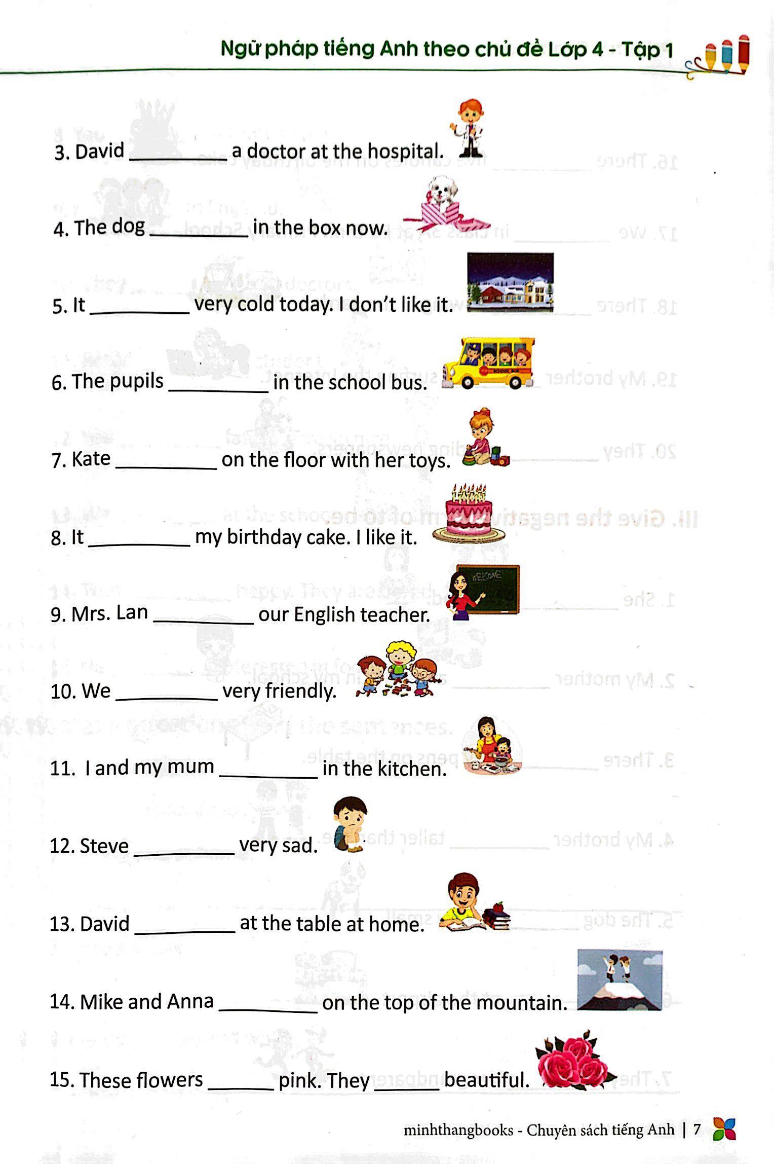 Primary Grammar - Ngữ Pháp Tiếng Anh Theo Chủ Đề Lớp 4 - Tập 1 (Tái Bản 2023)