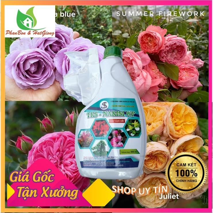 Chế Phẩm Sinh Học Đuổi Bọ Trĩ, Nhện Đỏ 500 ml Cho Hoa Hồng, Cây Cảnh - Đã Pha Sẵn, Xịt Trực Tiếp, An Toàn