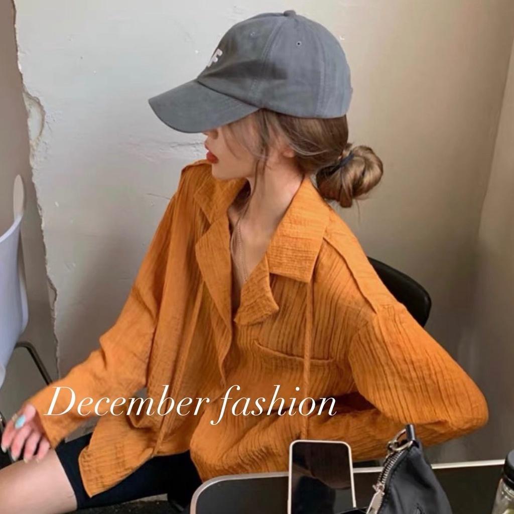 Áo Sơ Mi Gân Cổ Vest- December Fashion
