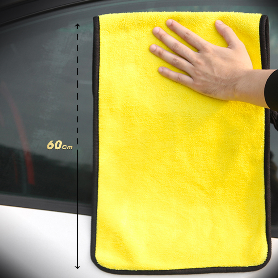 Sét 5 khăn lau xe hơi, thấm hút tốt , rửa xe, lau khô, lau sáp đánh bóng, vệ sinh các vết bẩn, kích thước 30x60cm