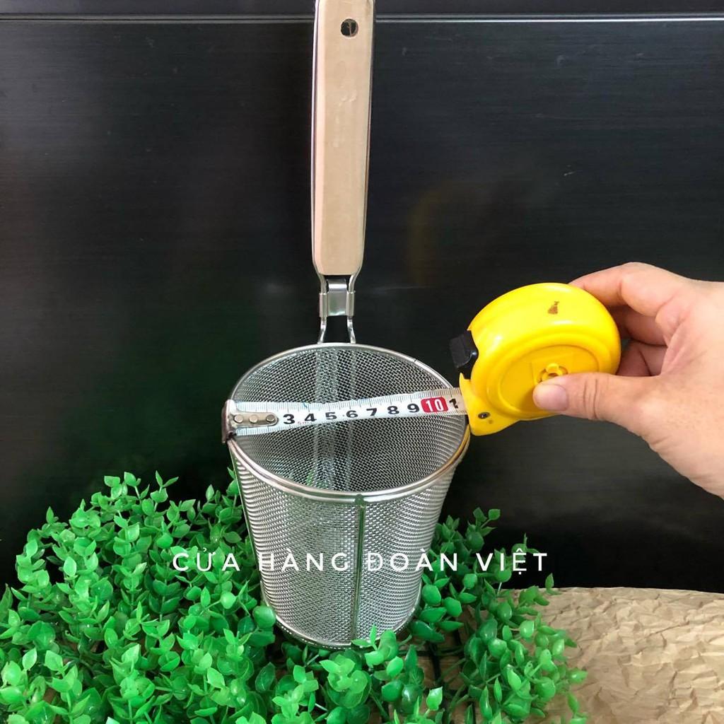 Vợt Trụng Hủ Tiếu, Mì - Sâu Lòng, Inox Tốt - Lưới Mịn, Dày - Nhiều Size