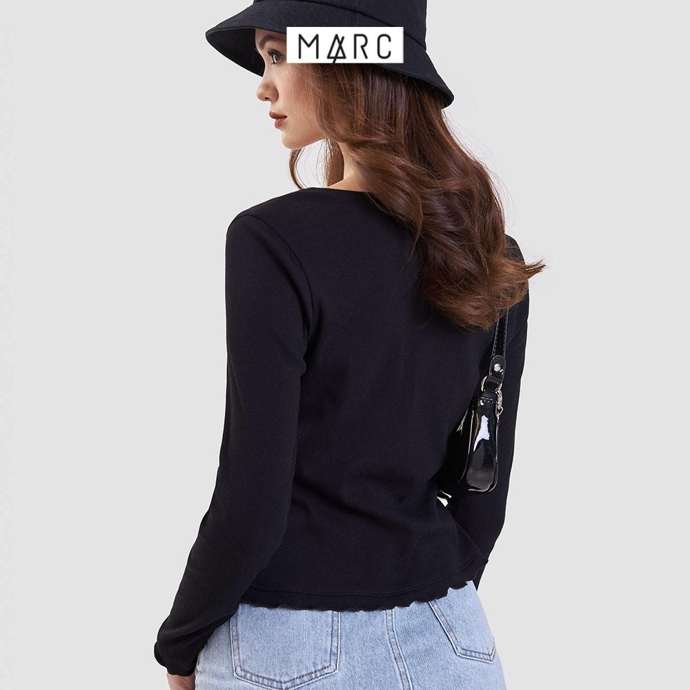 Áo nữ MARC FASHION cardigan cột nơ viền bèo