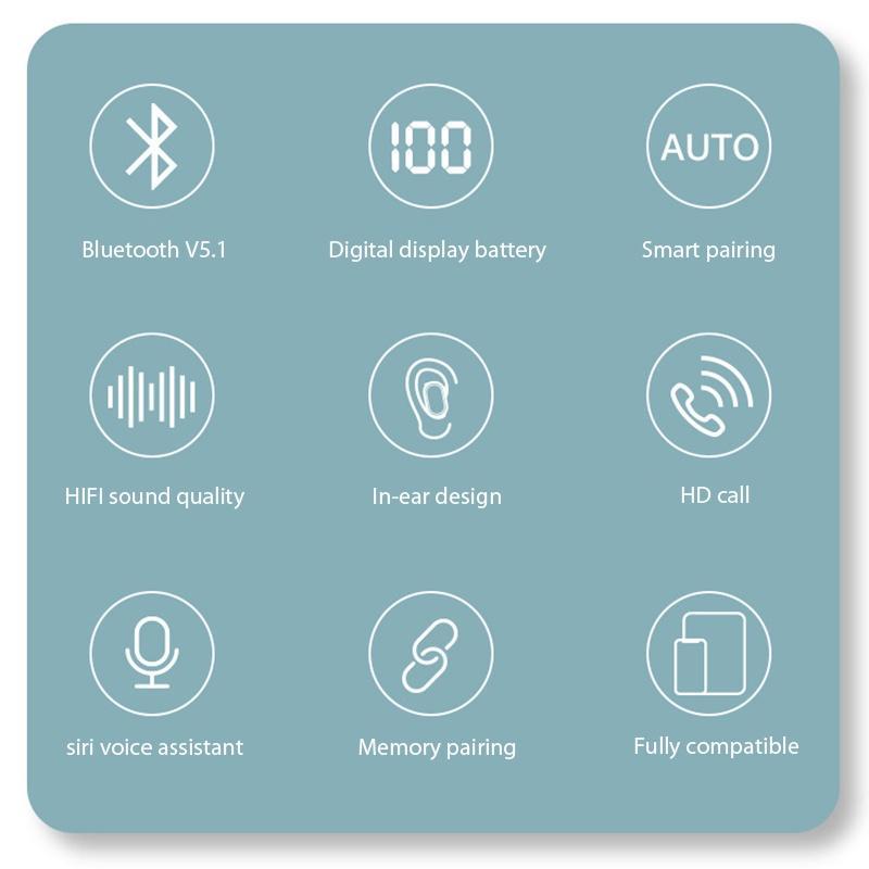 Tai Nghe Bluetooth 5.0 E6S Âm Thanh Hay Và Phụ Kiện