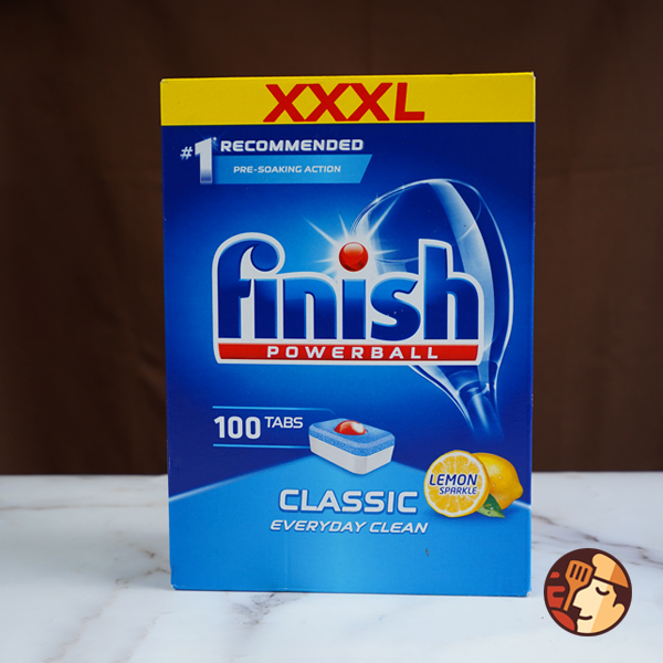 Viên rửa bát Finish Classic 100 viên/ hộp - Hương Chanh